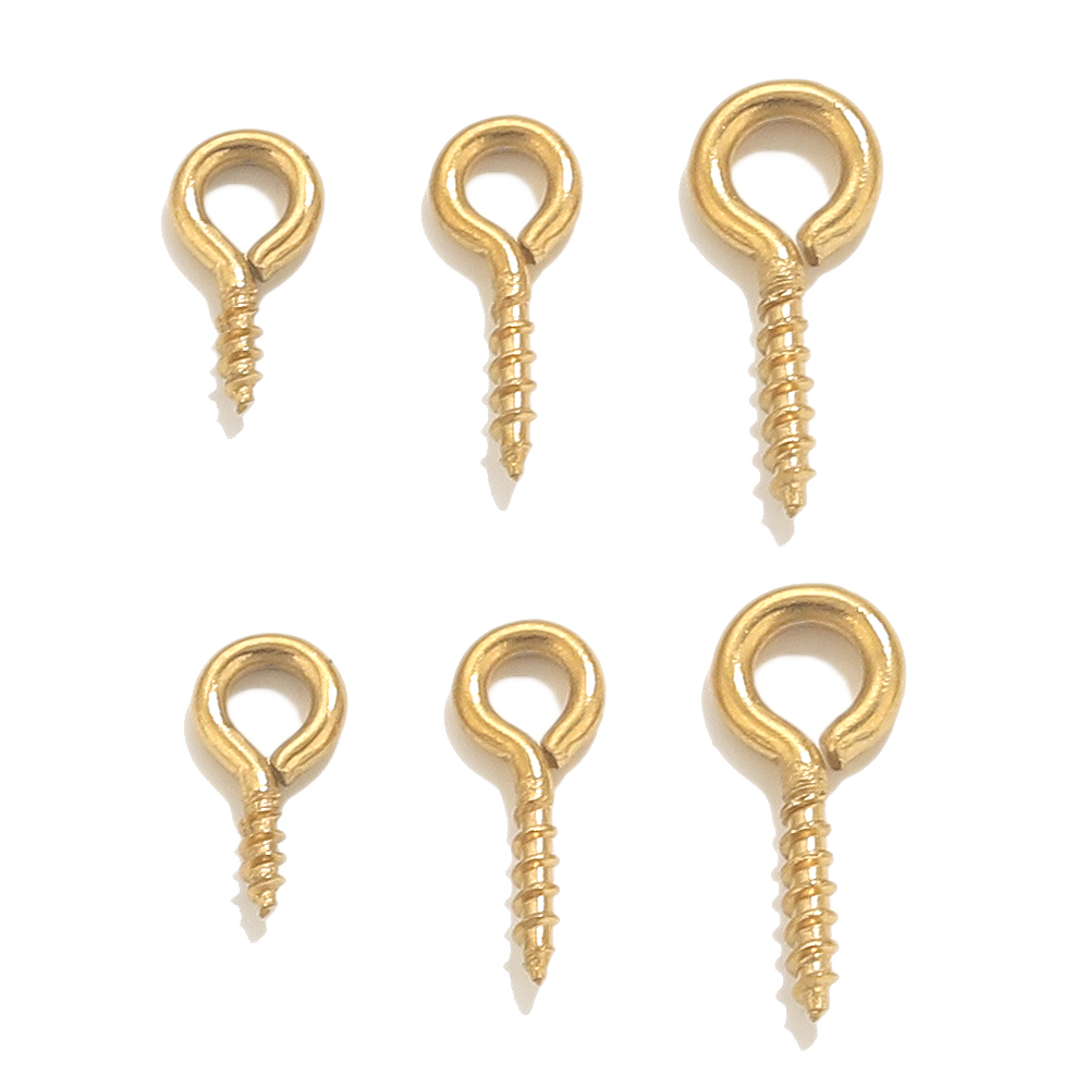 Jewelry Making Charms - 50pcs Stainless Steel Tiny Eye Pins
