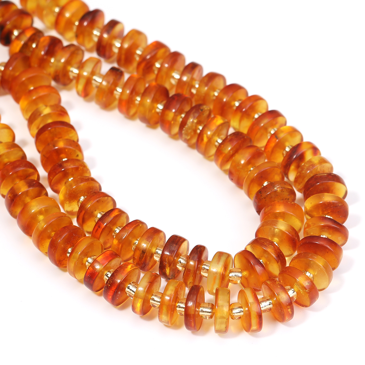 Jewelry Making Using Beads - Round Piece Genuine Amber Beeaswax Amber