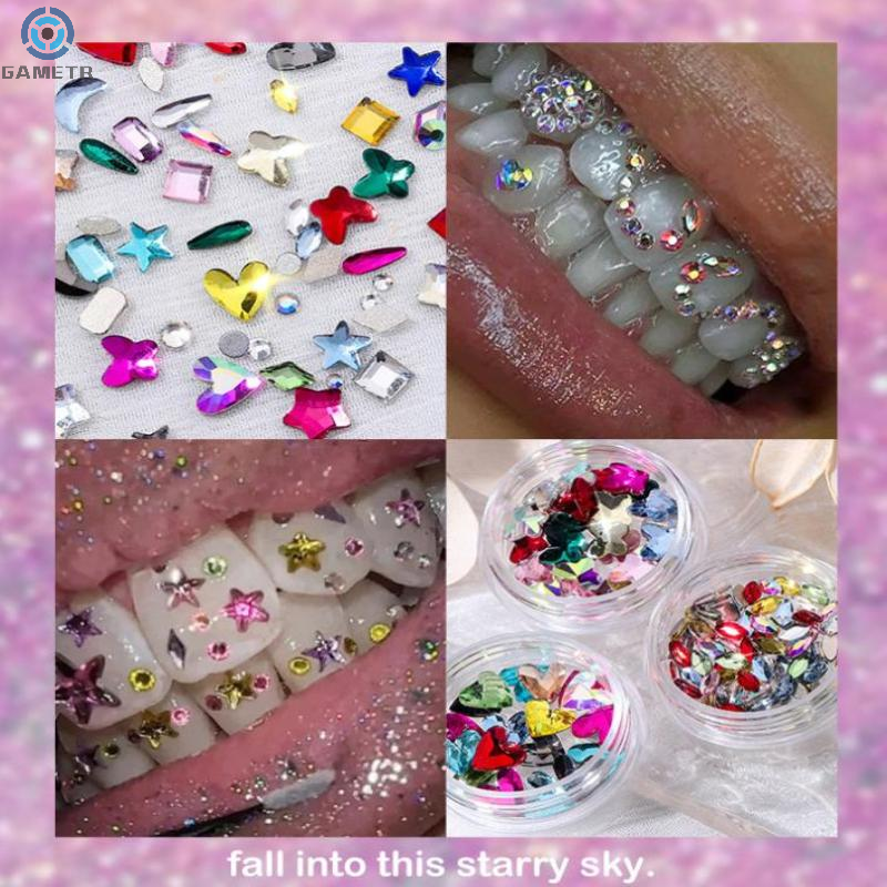 Jewelry Making Workshops - 1 Set Dental Tooth Gems Crystal