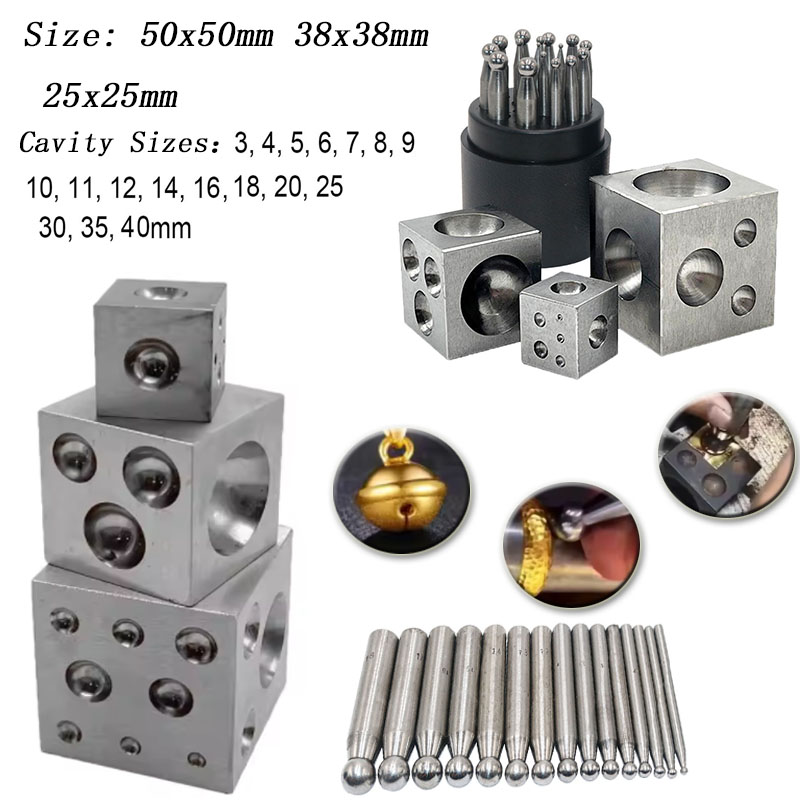 Jewelry Making Machines - Dapping Block Square with Polished High