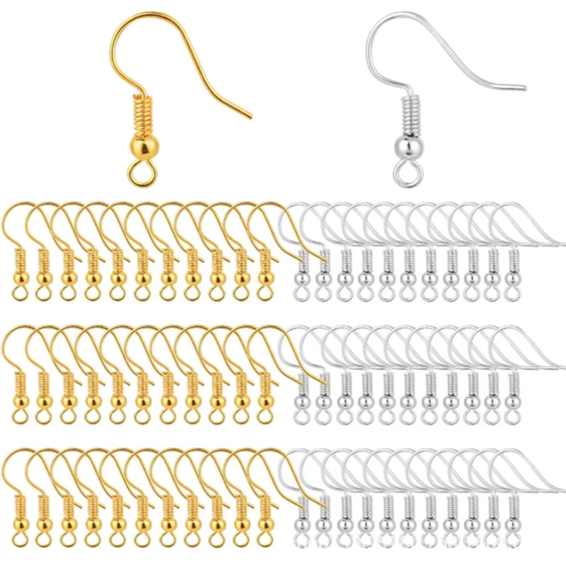 Jewelry Making Metals - 100/500pcs DIY Earring Findings Earrings Clasps