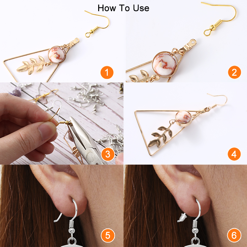 100PCS 20x17mm Earrings Clasps - Jewelry Making Using Beads incelemesi ve fiyatı