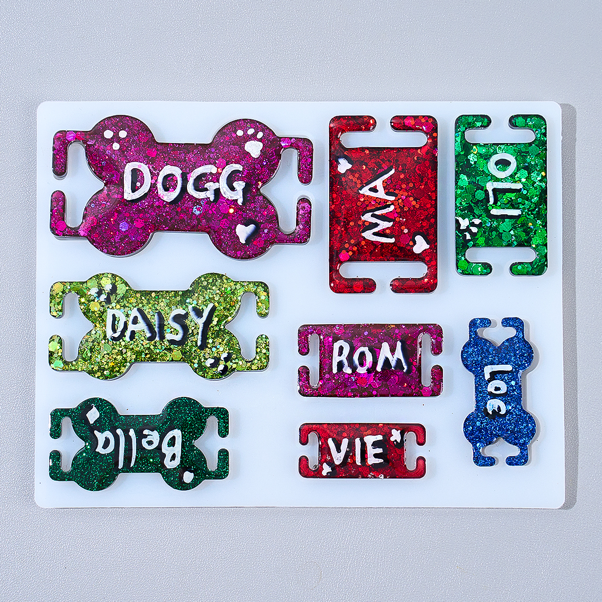 DIY Cat Dog ID Tag Silicone Mo - Making Custom Jewelry incelemesi ve fiyatı