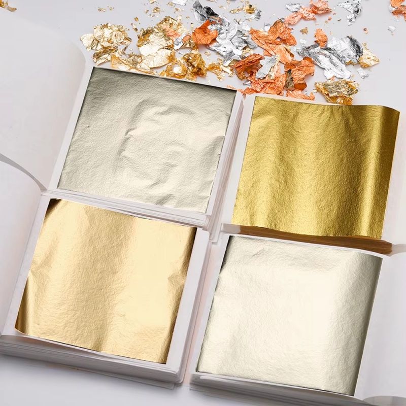 100 Sheets Imitation Gold Foil - Jewelry Making For Birthday Party incelemesi ve fiyatı