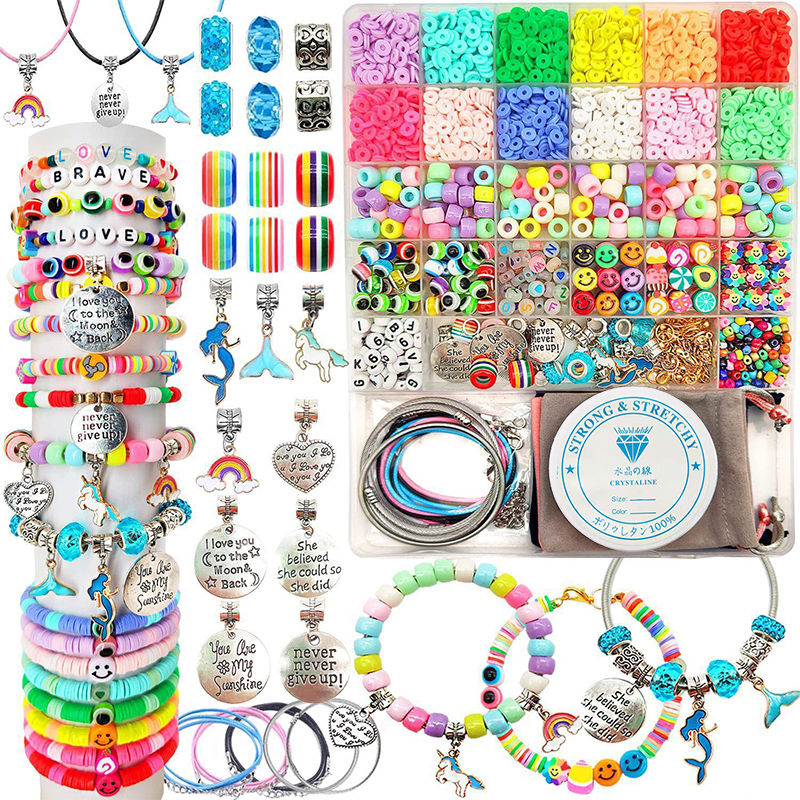 3400pcs Beads Charms Jewelry M - Jewelry Making For Birthday Party incelemesi ve fiyatı