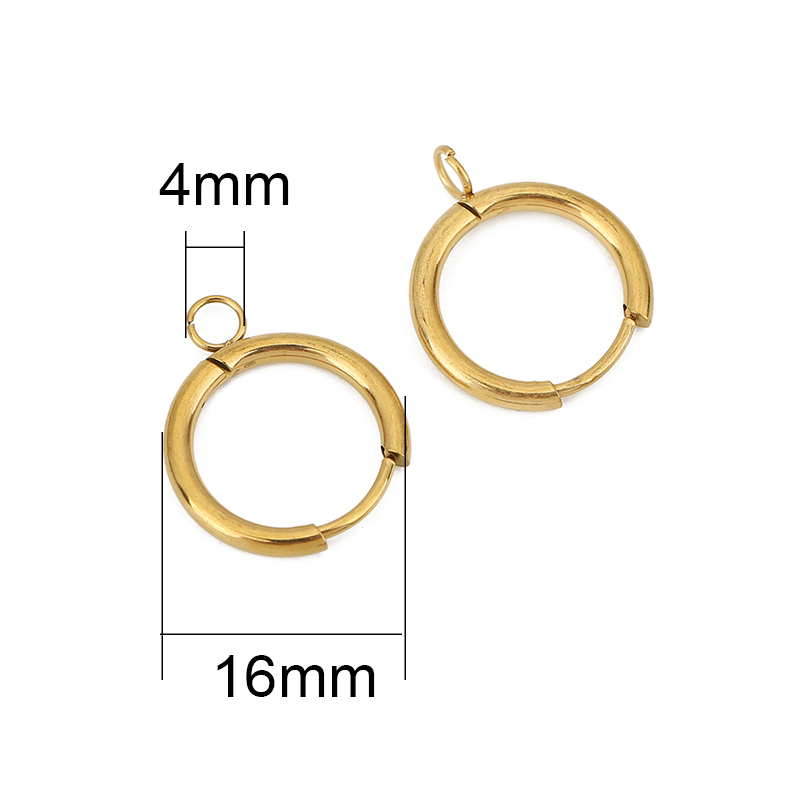 10pcs PVD Never Fade Earrings  - Jewelry Making Metals incelemesi ve fiyatı