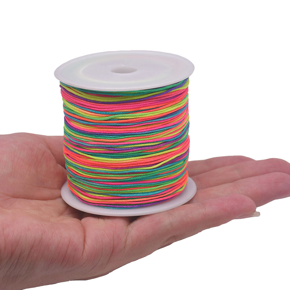 100Yards Craft Nylon Satin Cor - Jewelry Making Using Beads incelemesi ve fiyatı