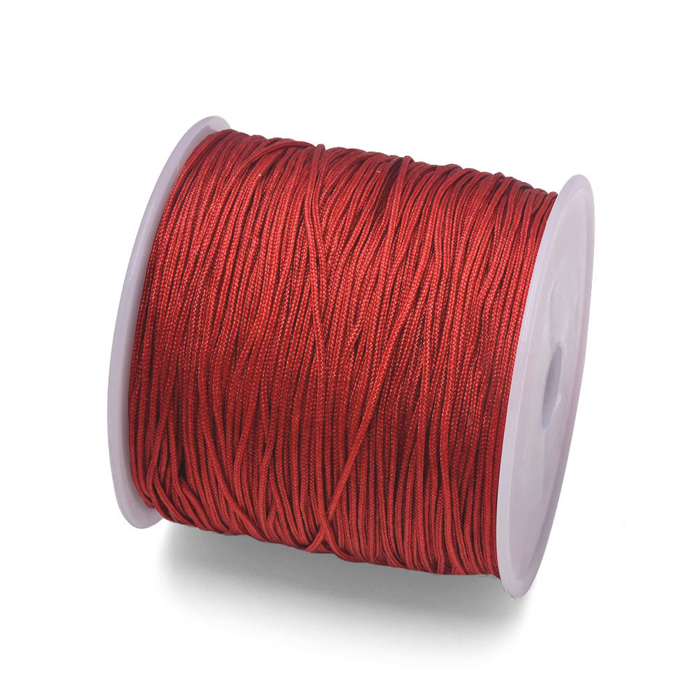 100Yards Craft Nylon Satin Cor - Jewelry Making Using Beads incelemesi ve fiyatı