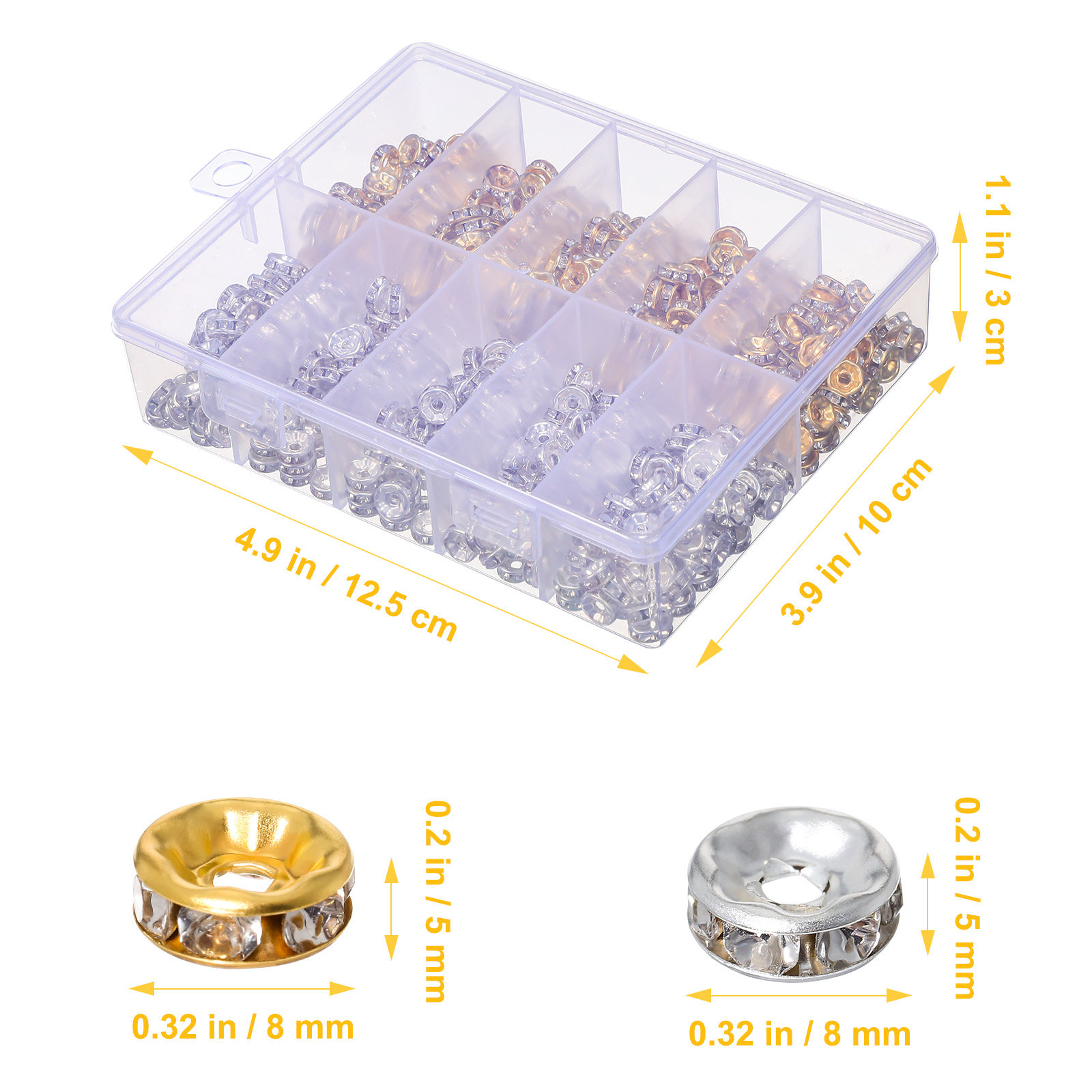600Pcs Bead Spacers for Jewelr - Jewelry Making Using Beads incelemesi ve fiyatı