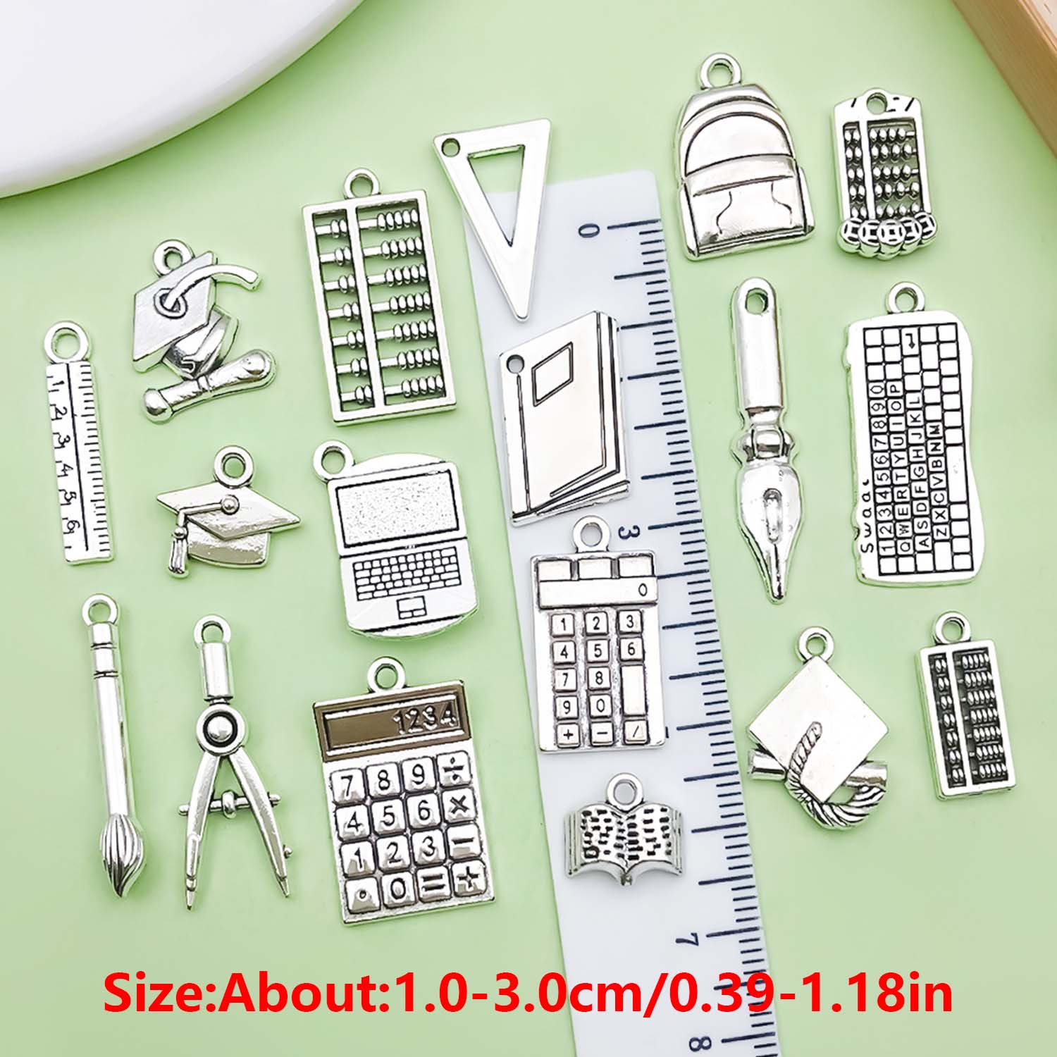 10/20pcs Alloy Ruler, Abacus,  - Jewelry Making Books incelemesi ve fiyatı