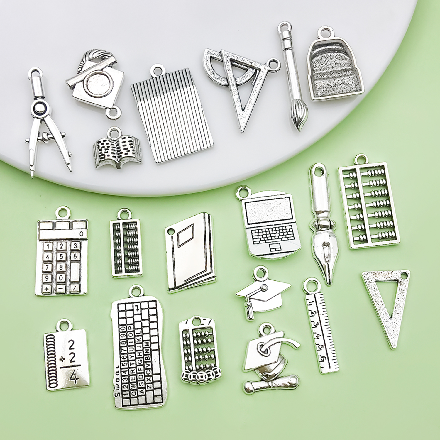 10/20pcs Alloy Ruler, Abacus,  - Jewelry Making Books incelemesi ve fiyatı