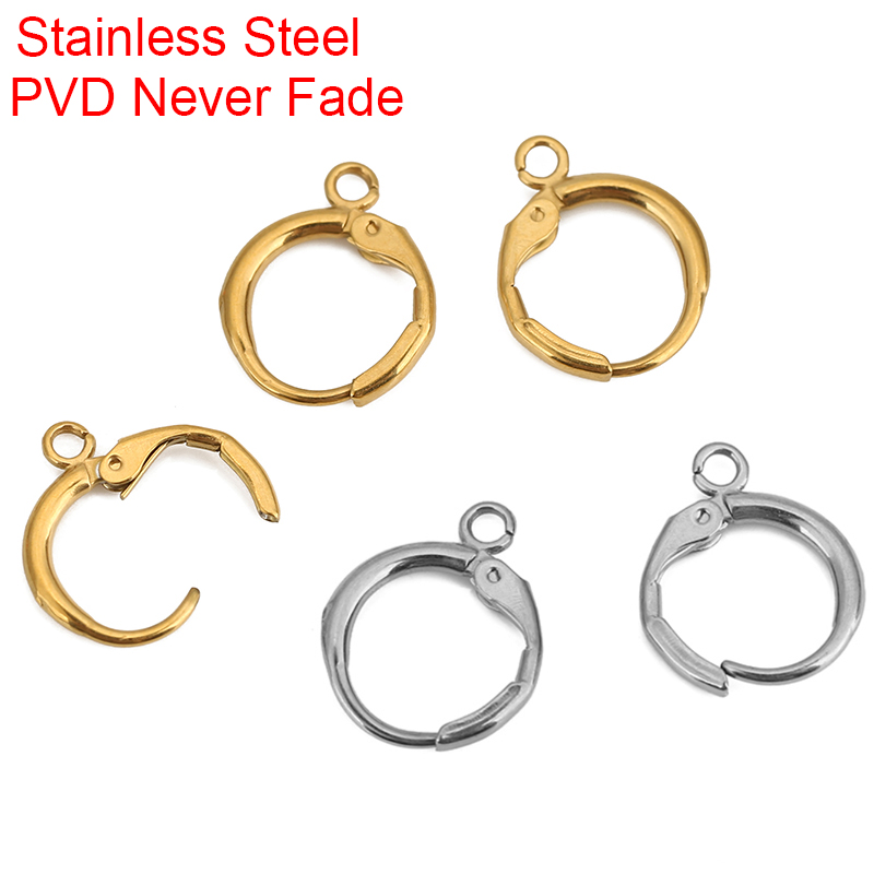 10pcs PVD Never Fade Stainless - Jewelry Making Metals incelemesi ve fiyatı