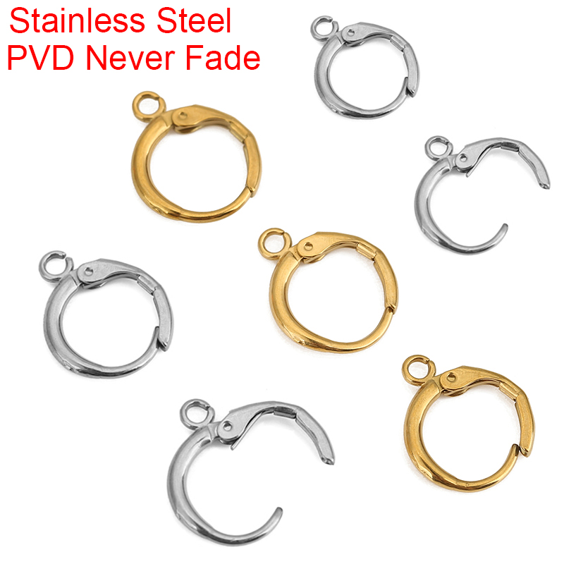 10pcs PVD Never Fade Stainless - Jewelry Making Metals incelemesi ve fiyatı