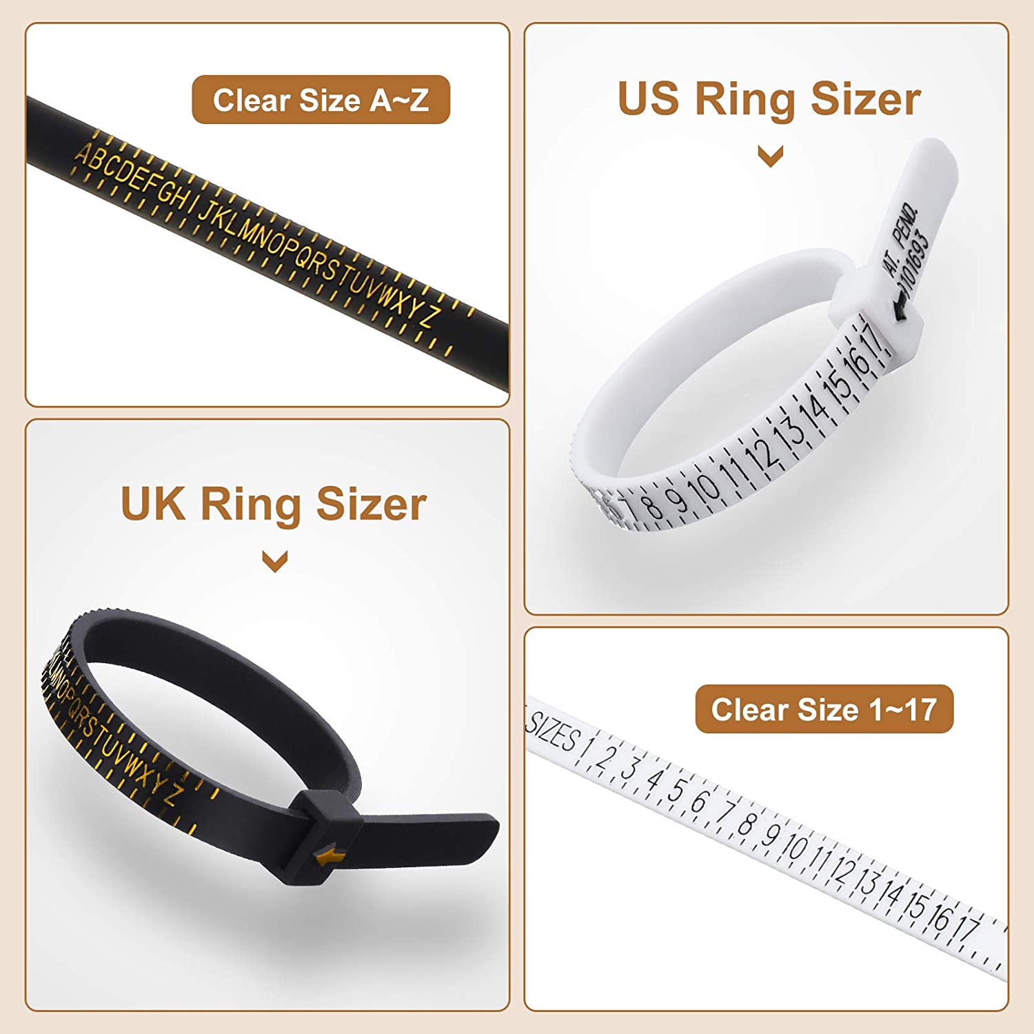 11 Pieces Of US UK Ring Mandre - Jewelry Making Machines incelemesi ve fiyatı
