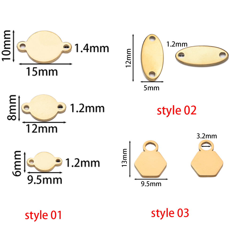 10/20Piece/Pack Stainless Stee - Jewelry Making Charms incelemesi ve fiyatı