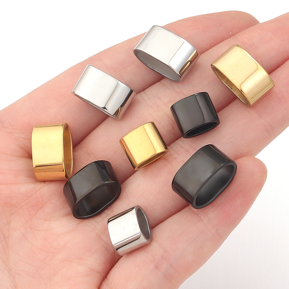 6pcs Flat Stainless Steel Tube - Jewelry Making Metals incelemesi ve fiyatı