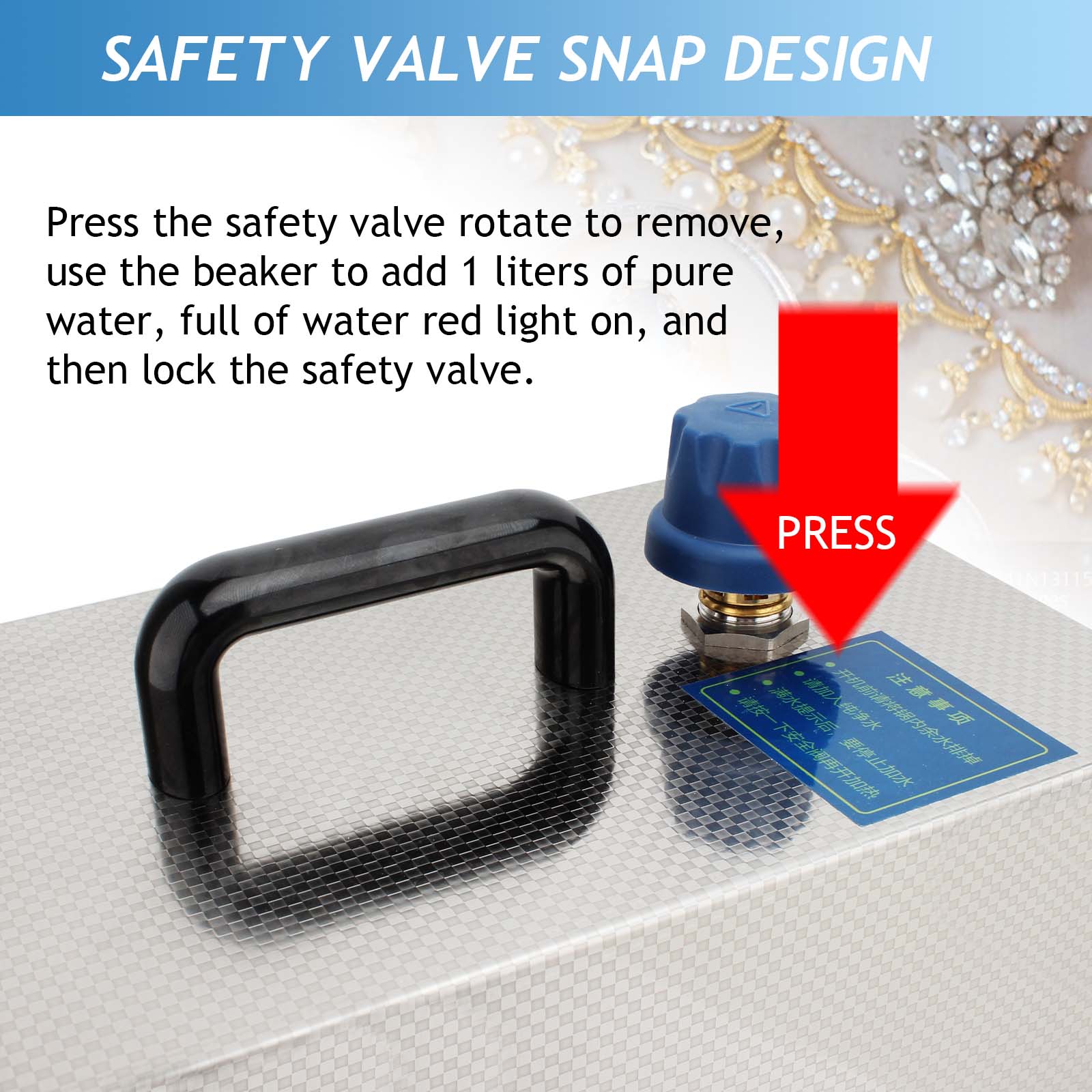 1300W Jewelry Steam Cleaner –  - Jewelry Making Machines incelemesi ve fiyatı