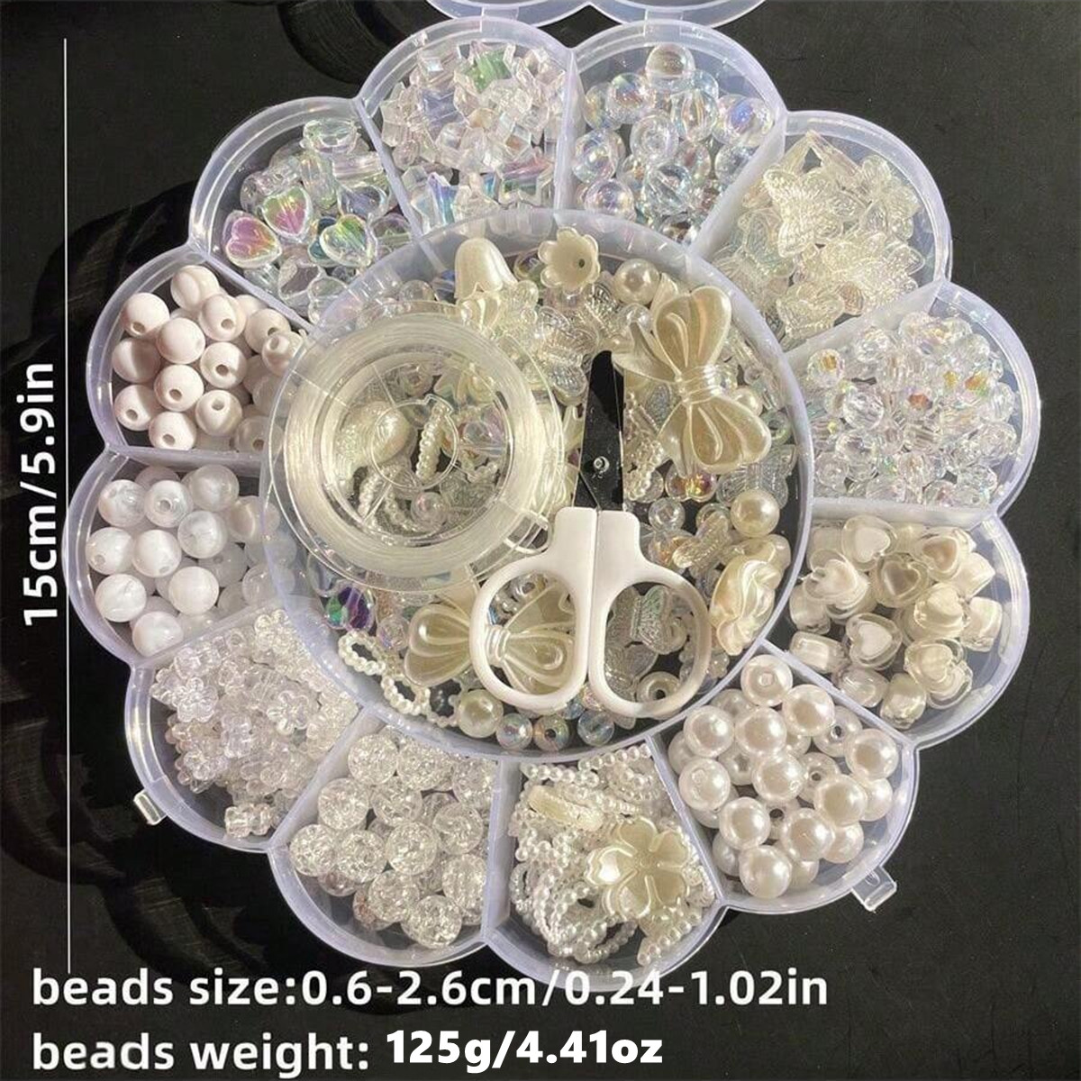 2Set/1Set 13 Grids Acrylic Flo - Jewelry Making For Birthday Party incelemesi ve fiyatı
