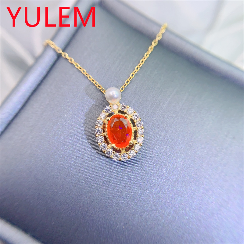 Elegant Natural Orange Opal Pe - Jewelry Making For Birthday Party incelemesi ve fiyatı