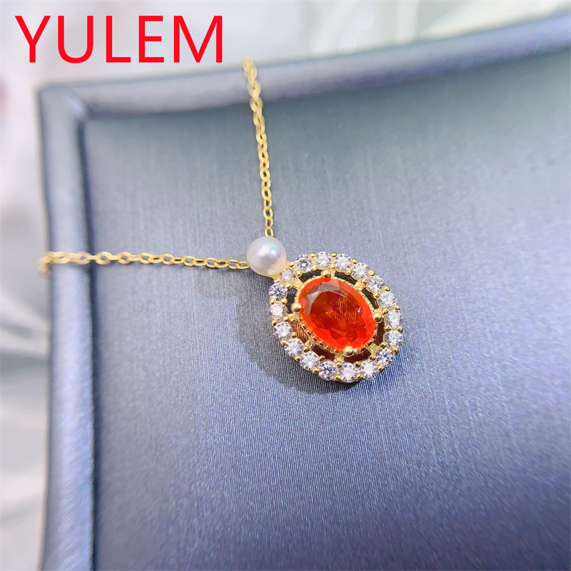 Elegant Natural Orange Opal Pe - Jewelry Making For Birthday Party incelemesi ve fiyatı