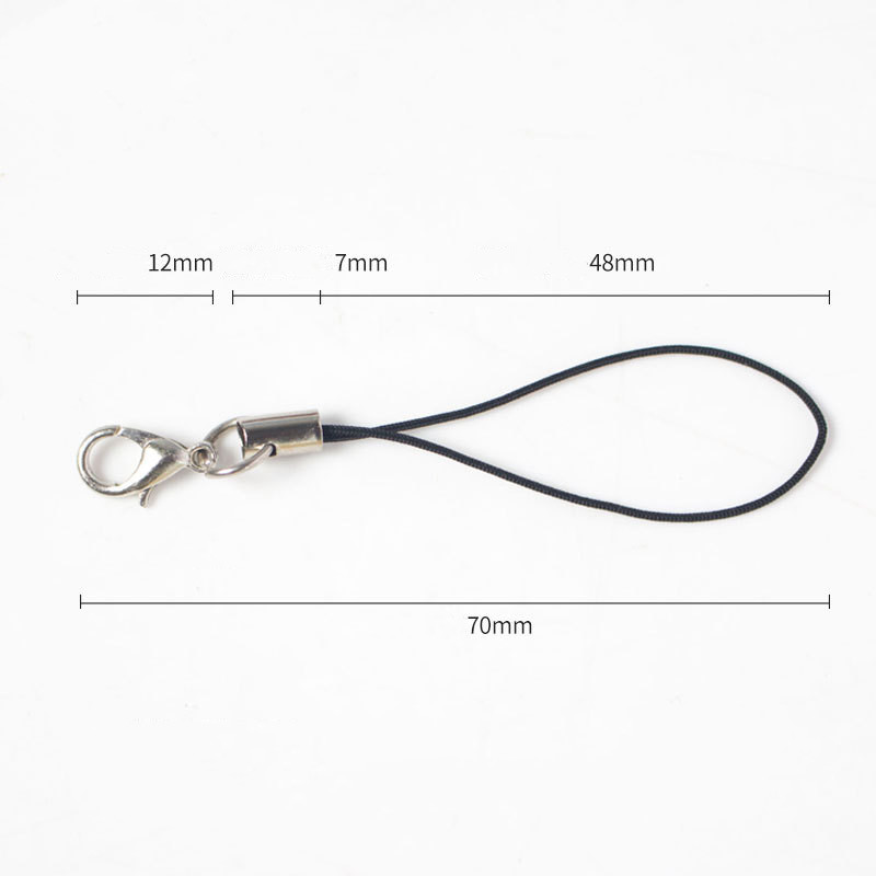 50/100Pcs Black White Strap Ch - Jewelry Making Charms incelemesi ve fiyatı