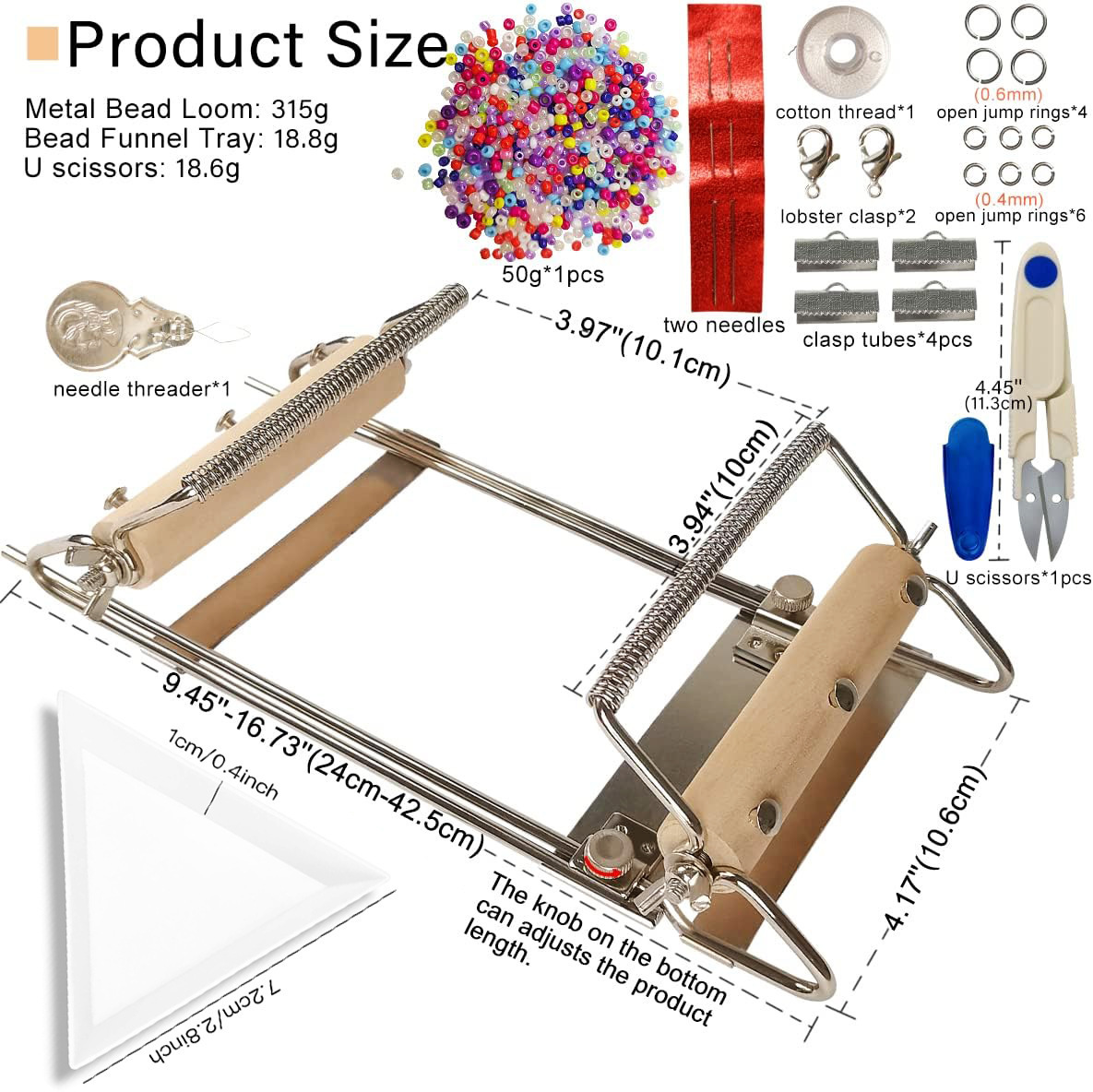 Adjustable Bead Loom Stainless - Jewelry Making Machines incelemesi ve fiyatı