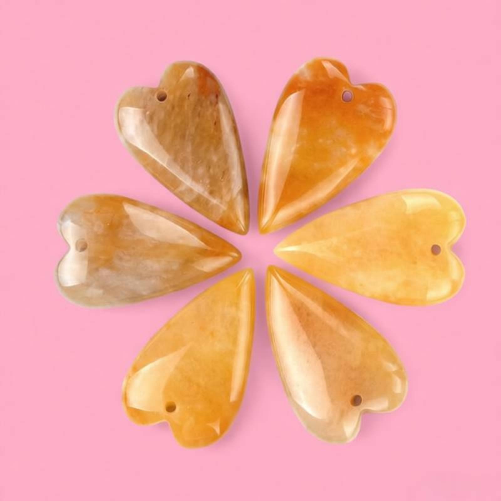 Heart Shaped Stone Drop Bulk P - Jewelry Making Using Beads incelemesi ve fiyatı