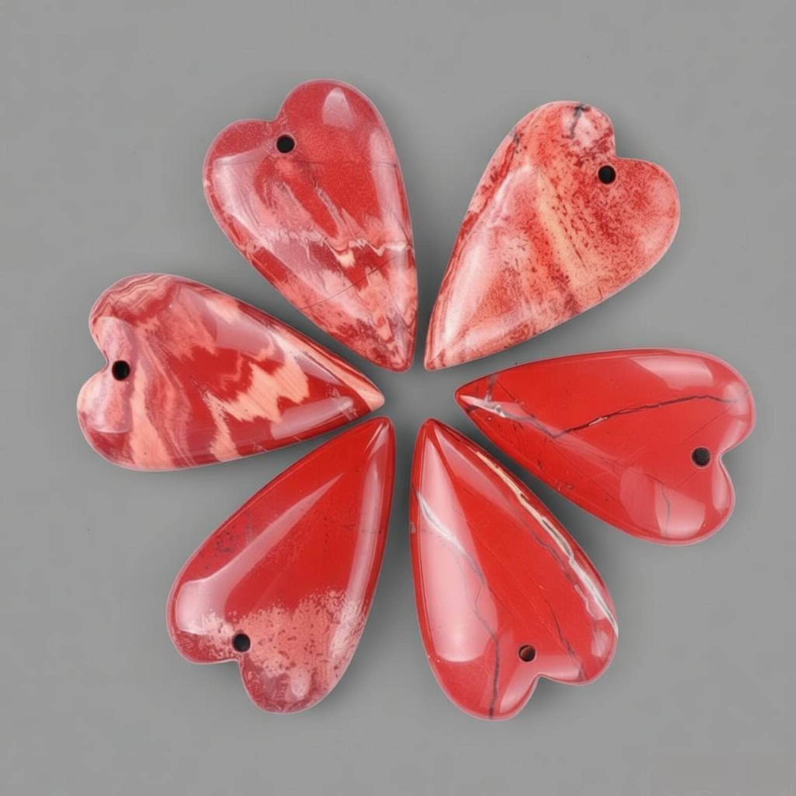 Heart Shaped Stone Drop Bulk P - Jewelry Making Using Beads incelemesi ve fiyatı