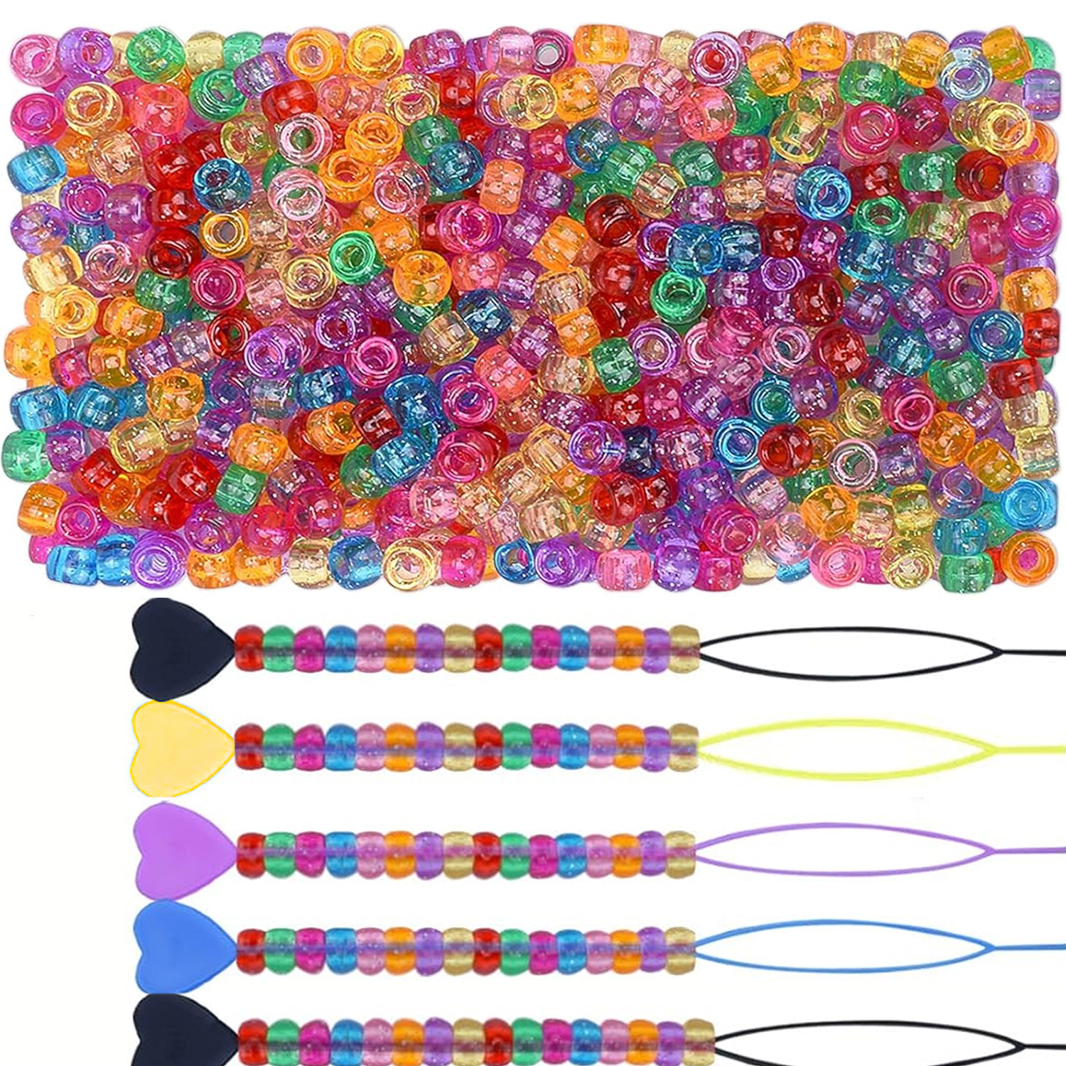 500PCS 9 × 6mm glitter small h - Jewelry Making Workshops incelemesi ve fiyatı