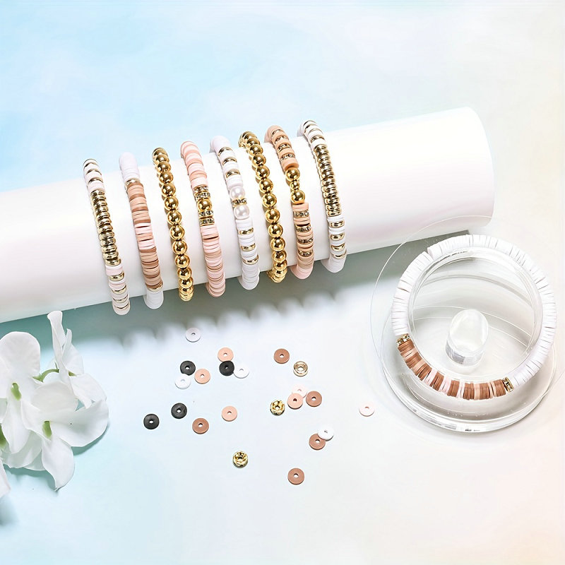 Style DIY Clay Beads Bracelet  - Jewelry Making For Birthday Party incelemesi ve fiyatı