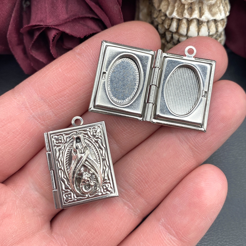 2psc Dainty Bat Book Locket Ch - Jewelry Making Books incelemesi ve fiyatı