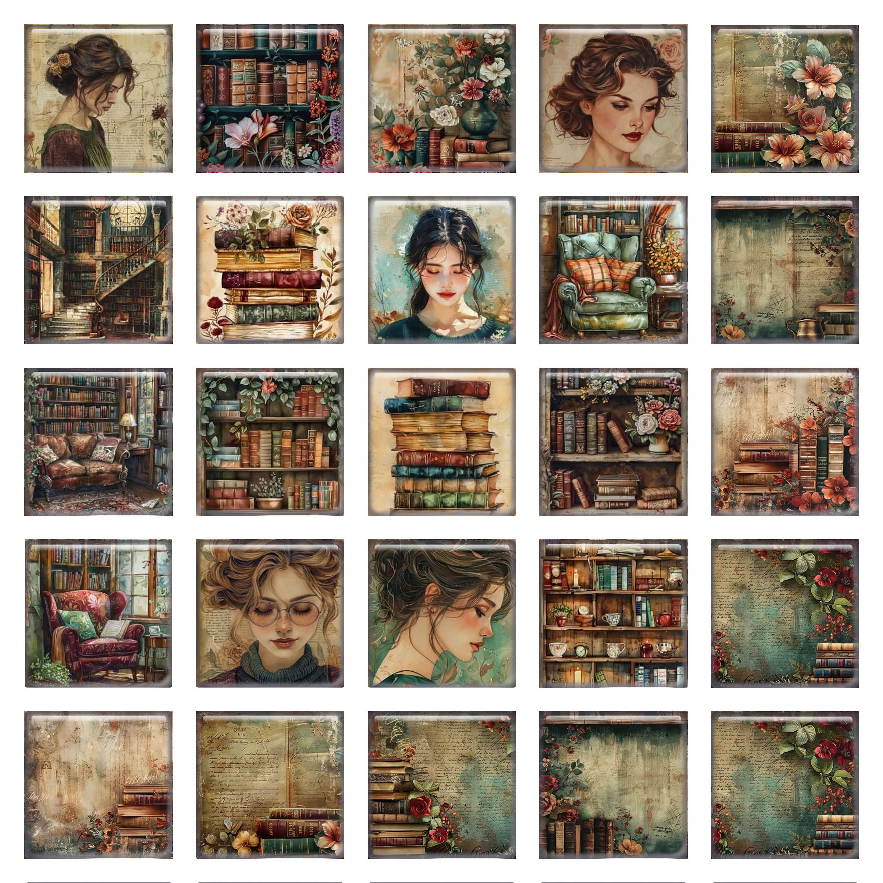 10pcs/lots Retro Love to Read  - Jewelry Making Books incelemesi ve fiyatı
