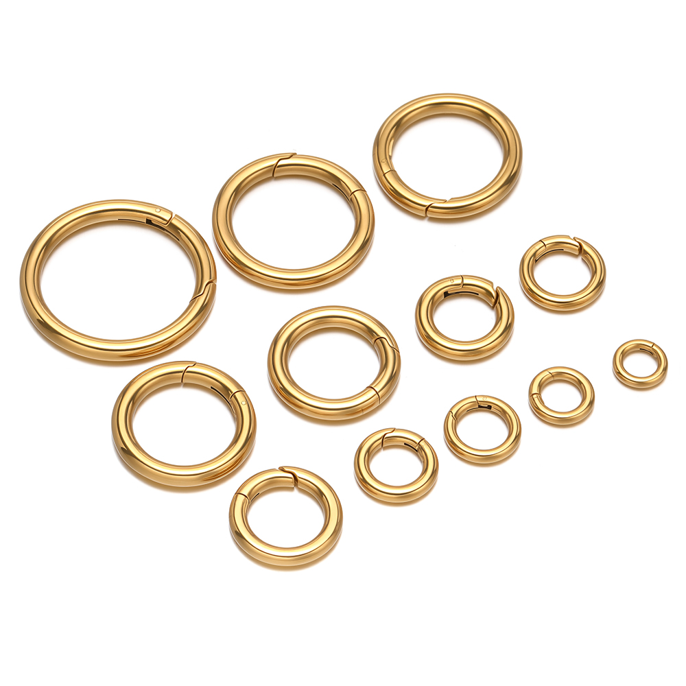 2Pcs/Lot Round Spring Clasps S - Jewelry Making Metals incelemesi ve fiyatı