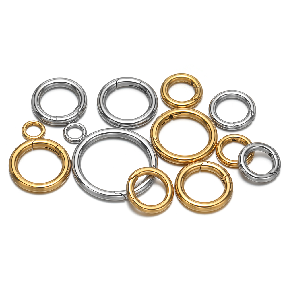 2Pcs/Lot Round Spring Clasps S - Jewelry Making Metals incelemesi ve fiyatı