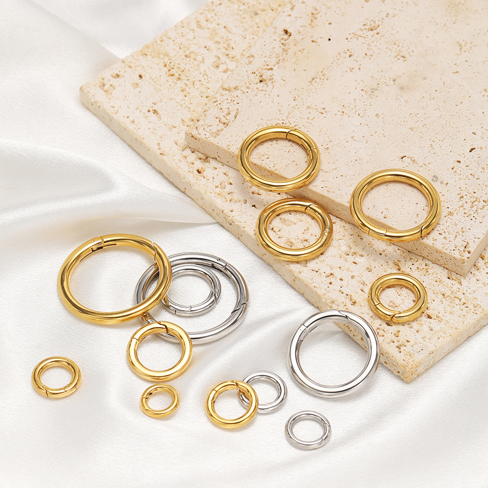 2Pcs/Lot Round Spring Clasps S - Jewelry Making Metals incelemesi ve fiyatı