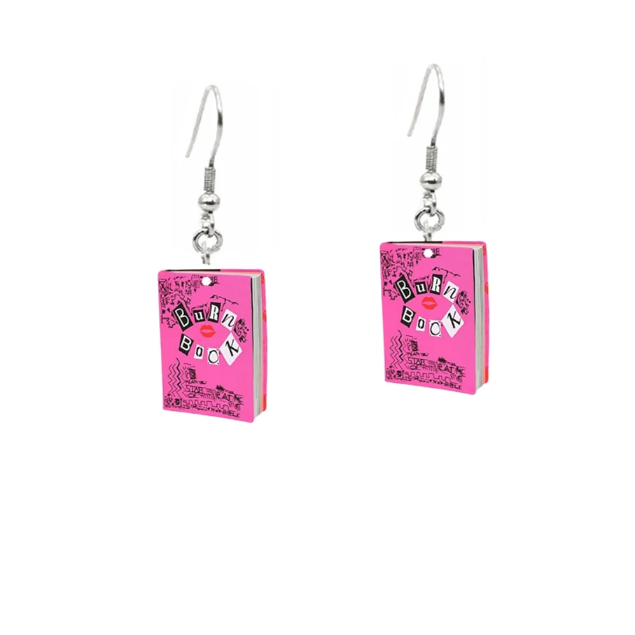 Pink Burn Book Acrylic Pendant - Jewelry Making Books incelemesi ve fiyatı