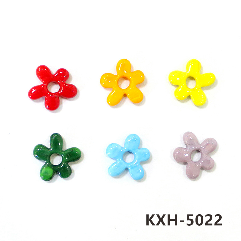 6pcs New Lovely Mini Glass Flo - Jewelry Making For Birthday Party incelemesi ve fiyatı
