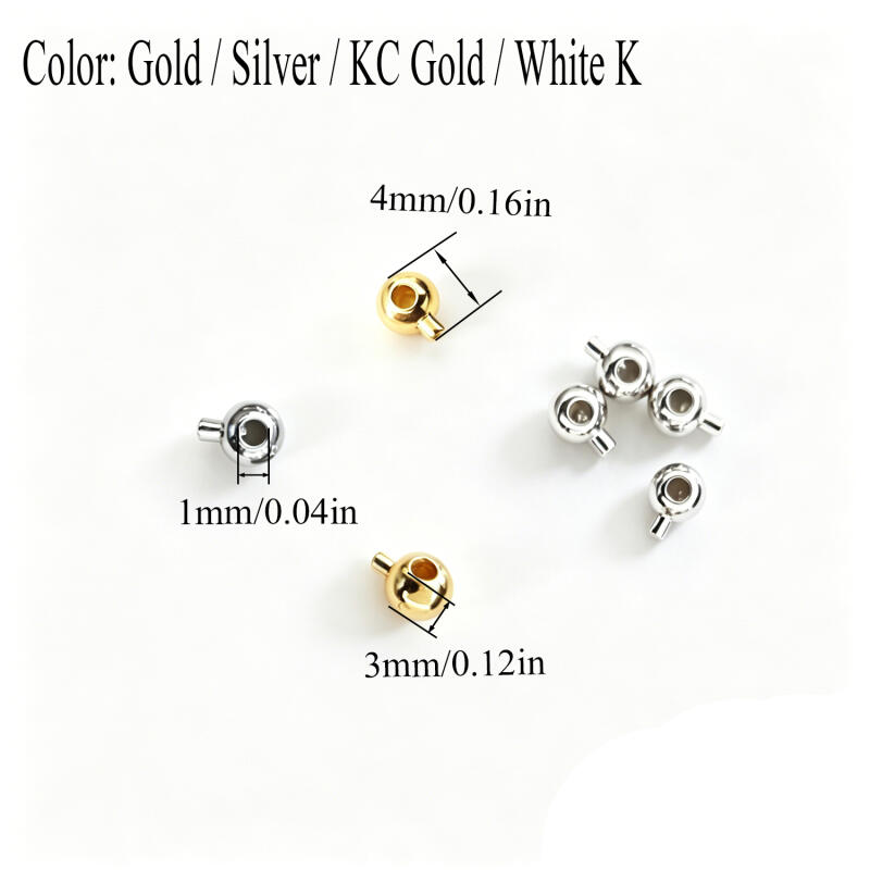 10/50/100 Pcs Round Crimp Bead - Jewelry Making Using Beads incelemesi ve fiyatı
