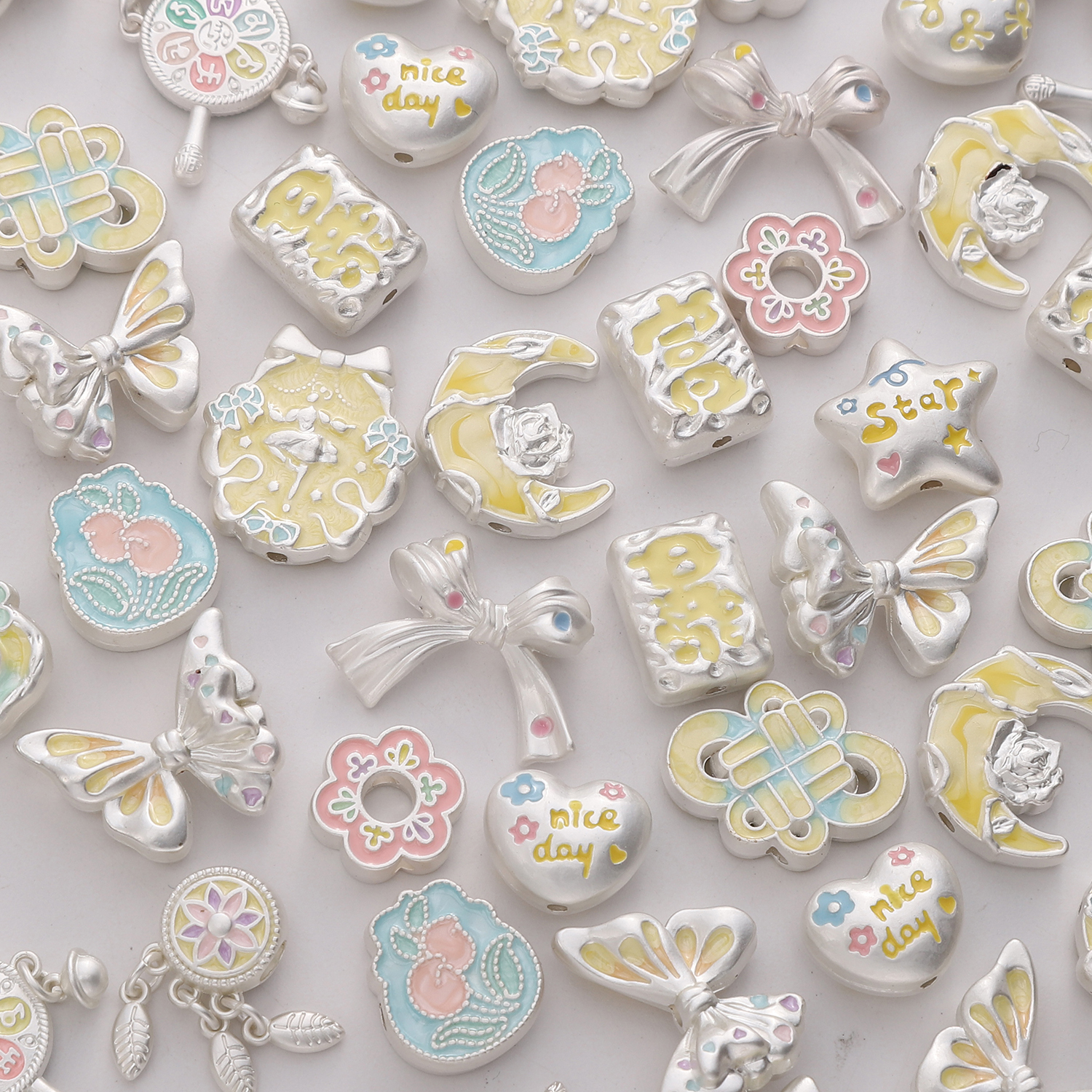 Alloy Moon Charms Beads Pendan - Jewelry Making For Birthday Party incelemesi ve fiyatı
