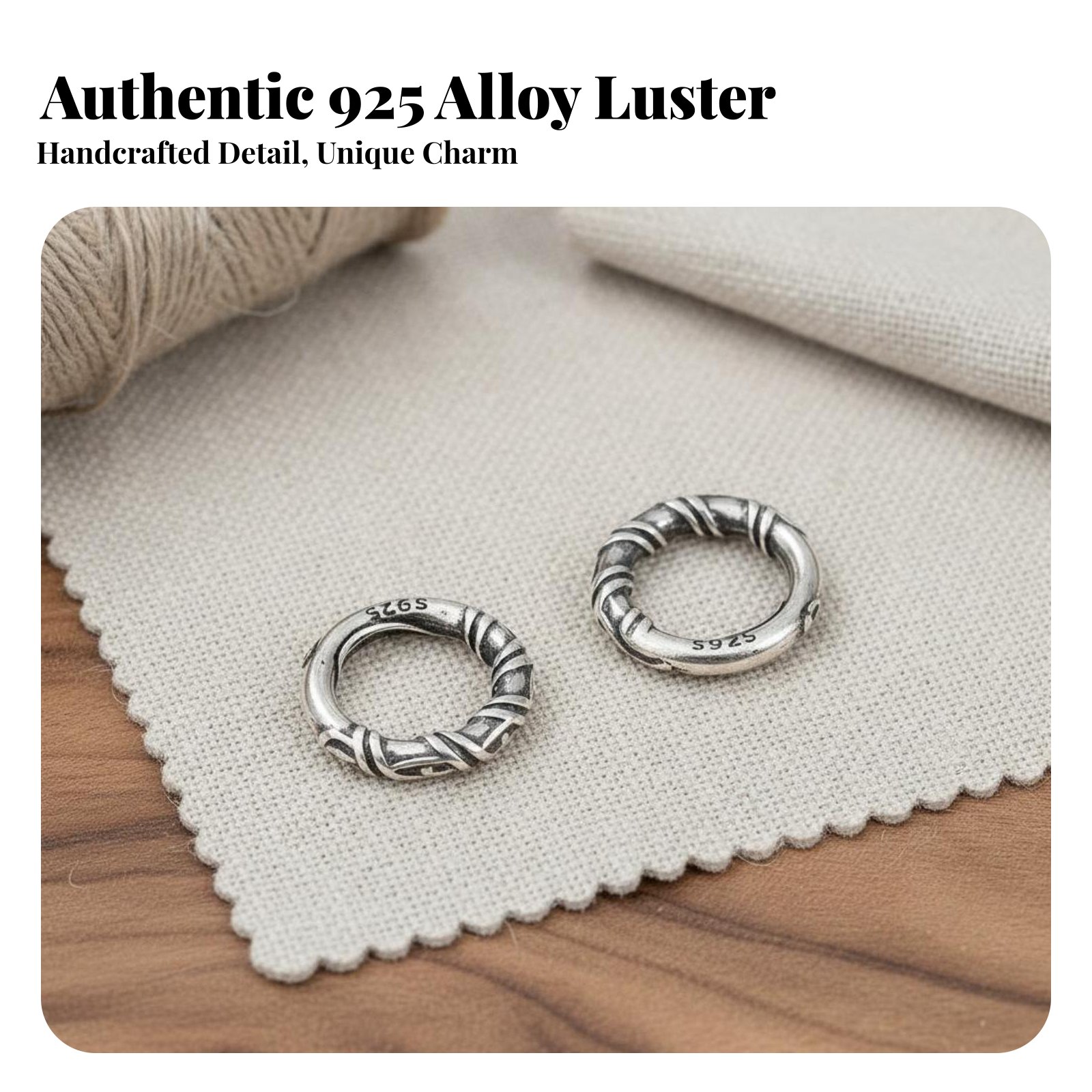 S925 Silver Crown Bead Elegant - Jewelry Making Using Beads incelemesi ve fiyatı