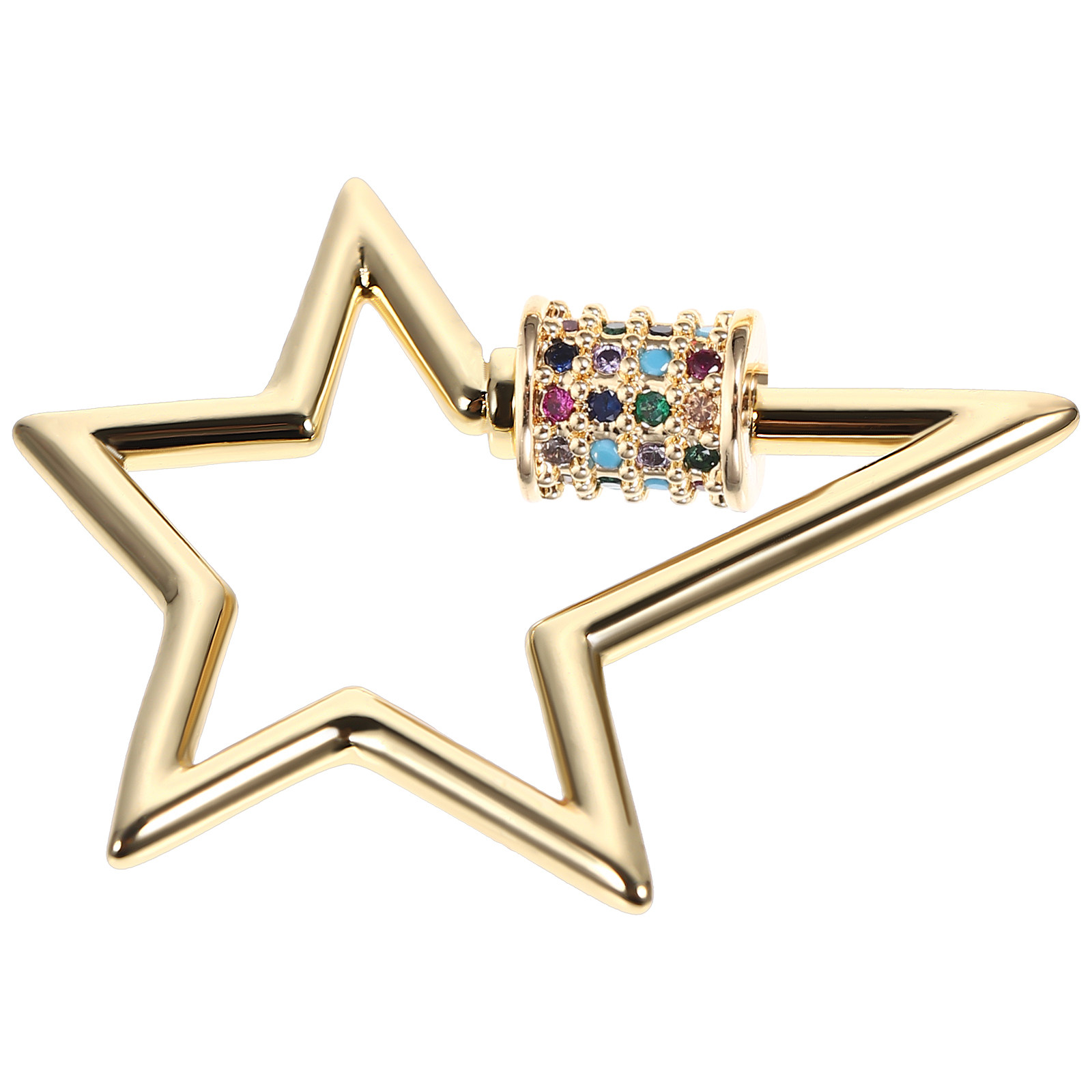 1Pcs Five Point Star Screw Car - Jewelry Making Charms incelemesi ve fiyatı