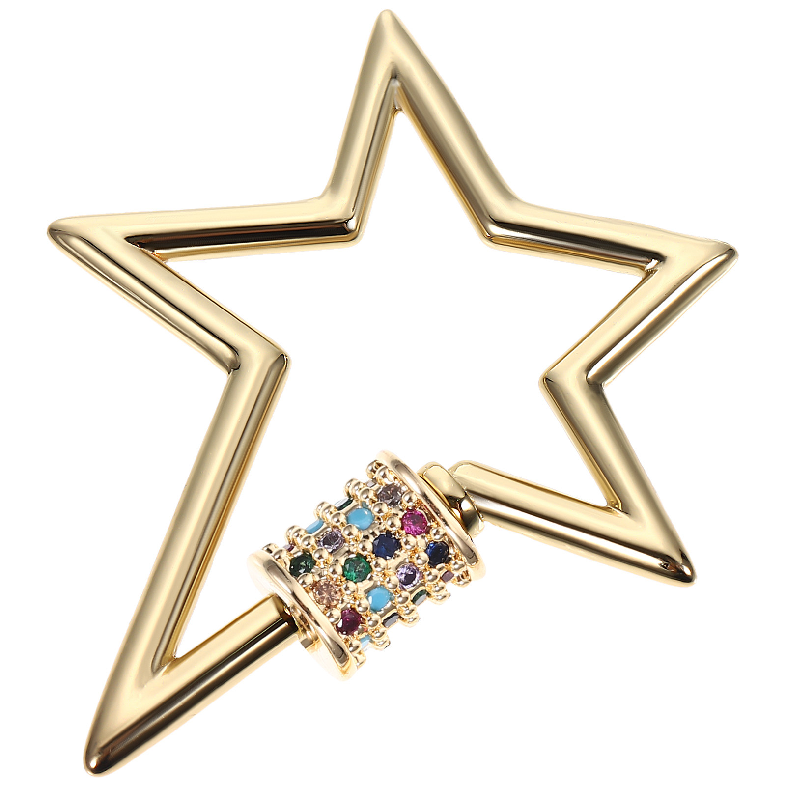 1Pcs Five Point Star Screw Car - Jewelry Making Charms incelemesi ve fiyatı