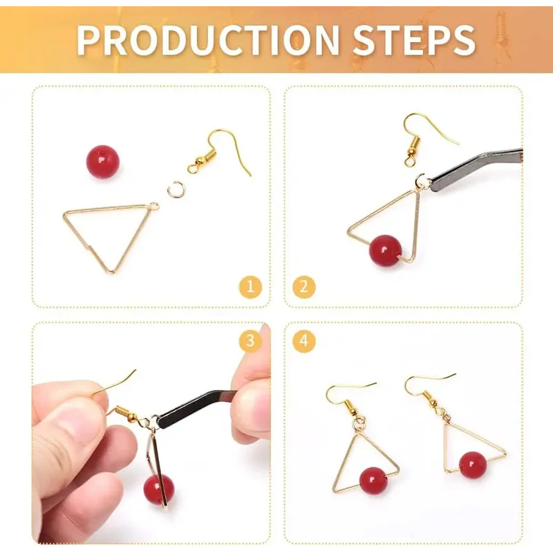 100/500pcs DIY Earring Finding - Jewelry Making Metals incelemesi ve fiyatı