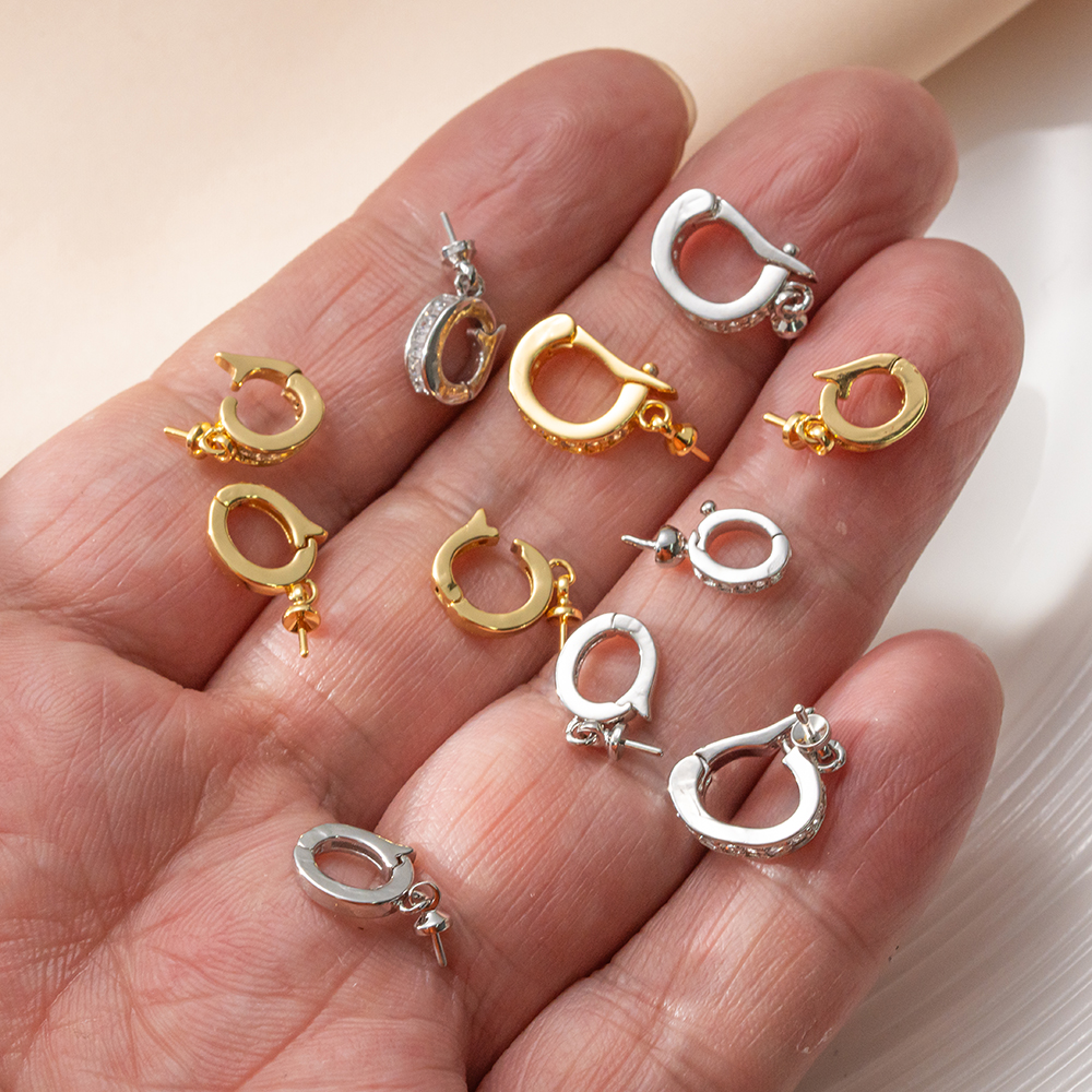 2pcs 18K Gold Plated Brass Eye - Jewelry Making Charms incelemesi ve fiyatı