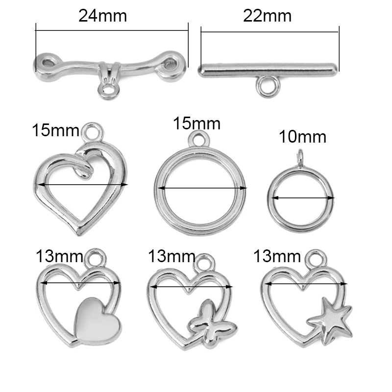 5sets PVD Never Fade Stainless - Jewelry Making Metals incelemesi ve fiyatı