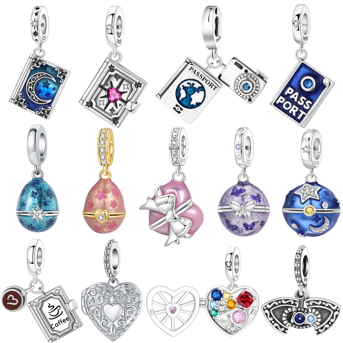 MISEFF S925 Sterling Silver Ch - Jewelry Making Books incelemesi ve fiyatı