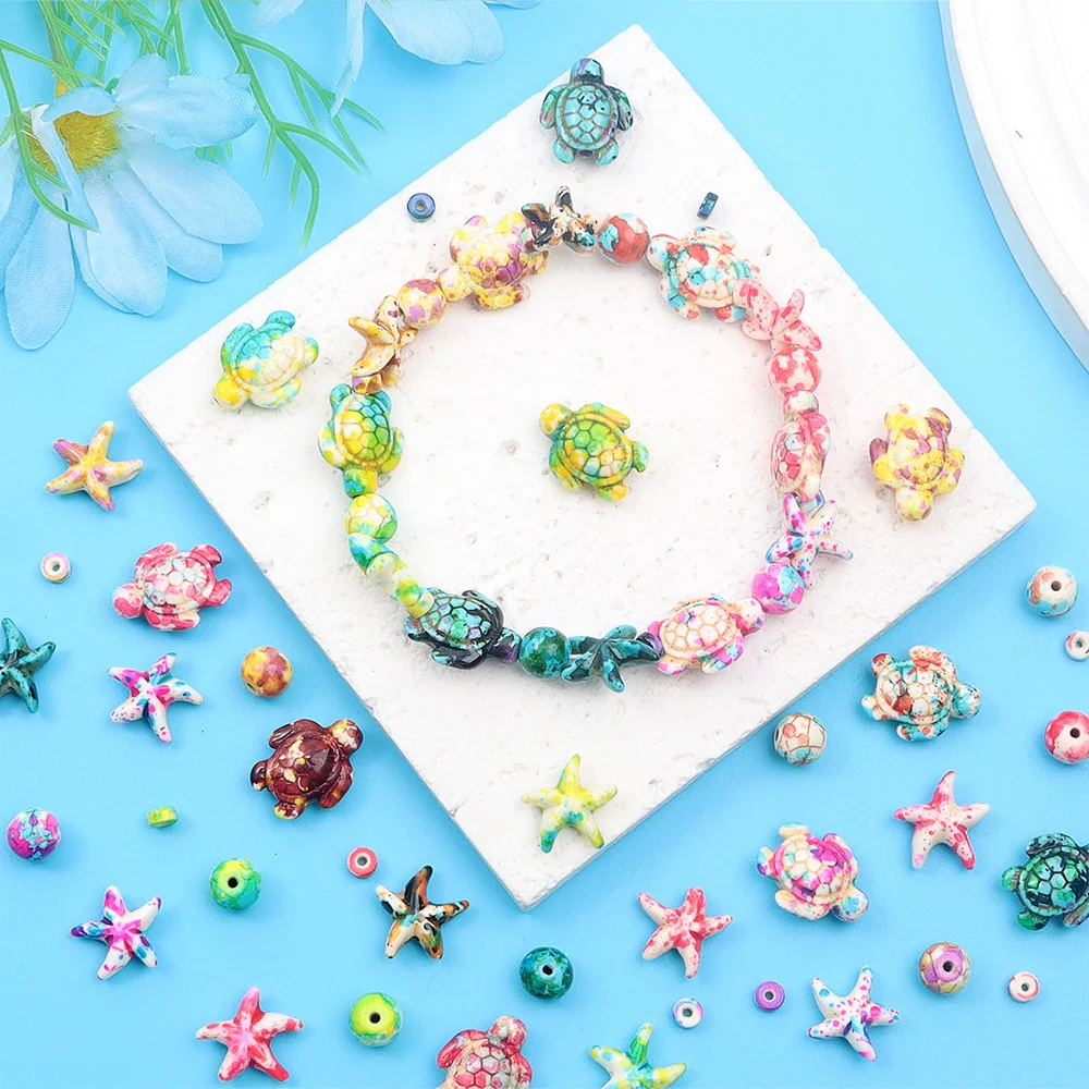 6/46/558pcs Multi-color Turquo - Jewelry Making For Birthday Party incelemesi ve fiyatı