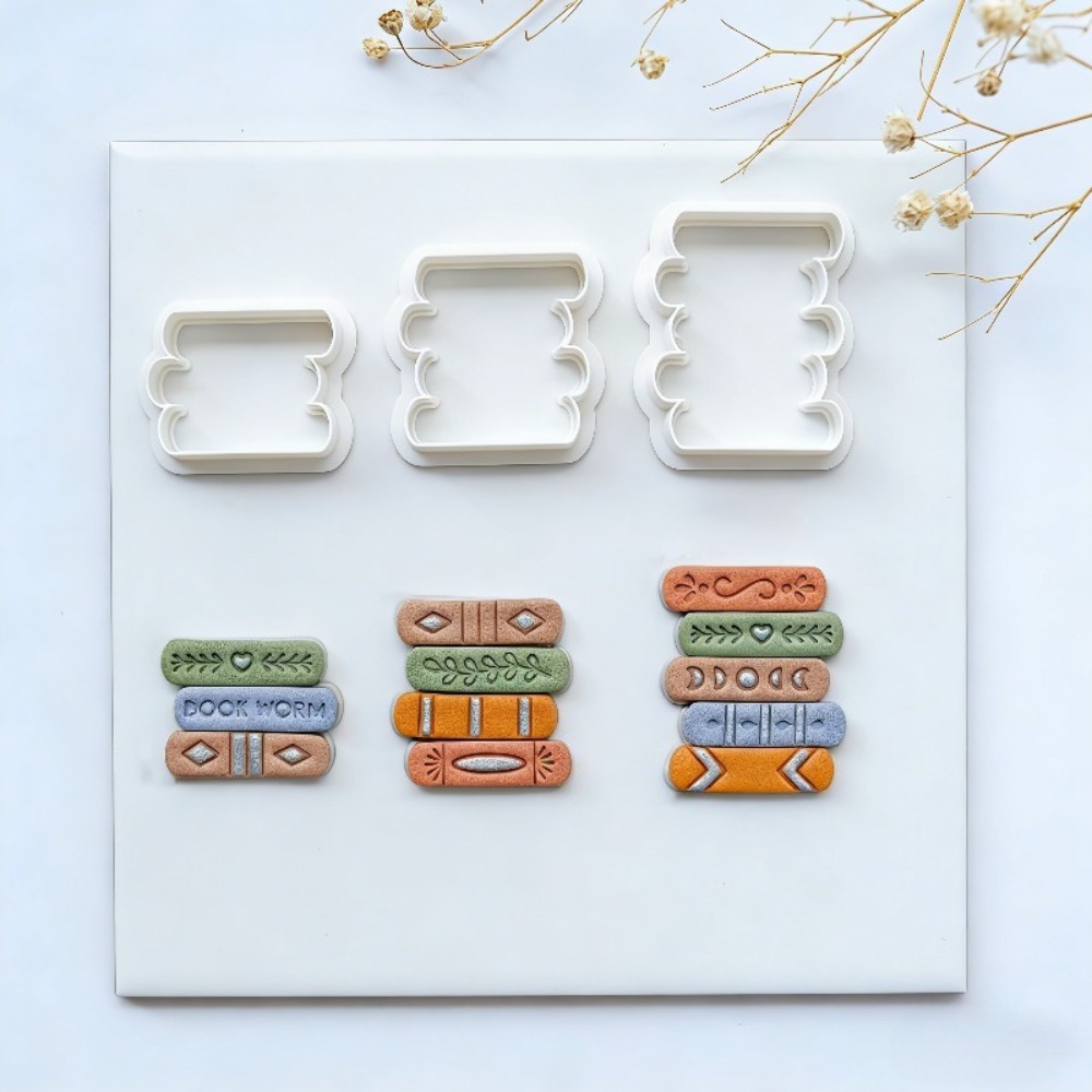 7pcs/set Book Stack Themed Pol - Jewelry Making Books incelemesi ve fiyatı