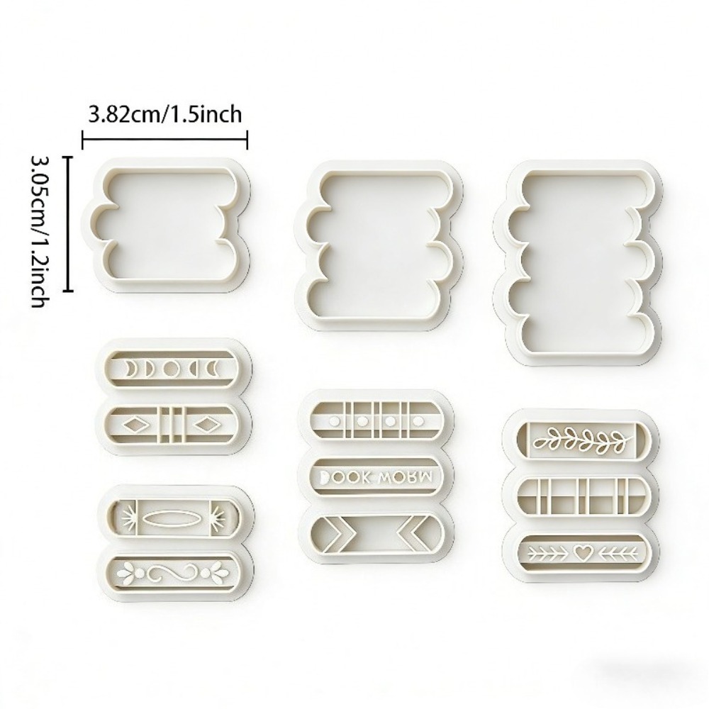 7pcs/set Book Stack Themed Pol - Jewelry Making Books incelemesi ve fiyatı