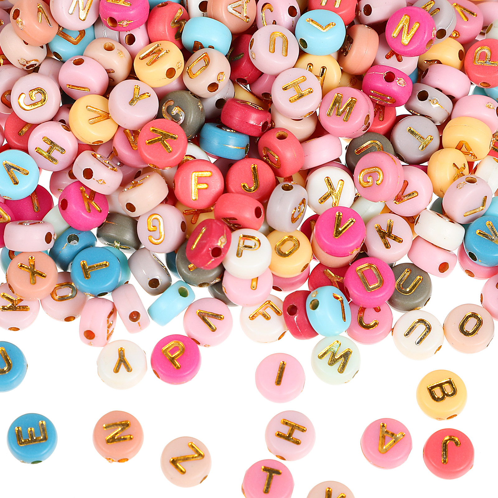 1Pack Acrylic Alphabet Beads D - Jewelry Making Using Beads incelemesi ve fiyatı